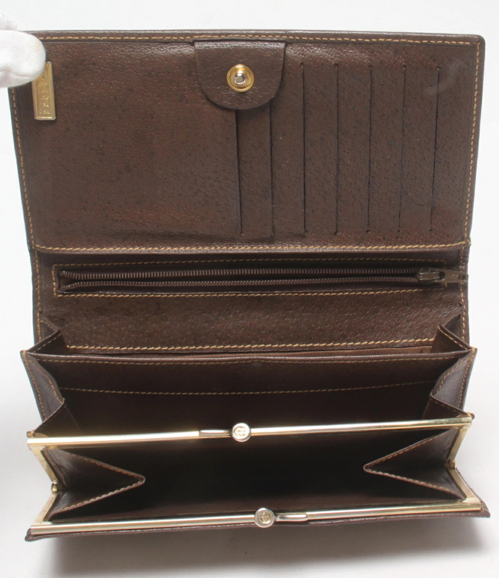 Gucci Clasp Wallet Long Black